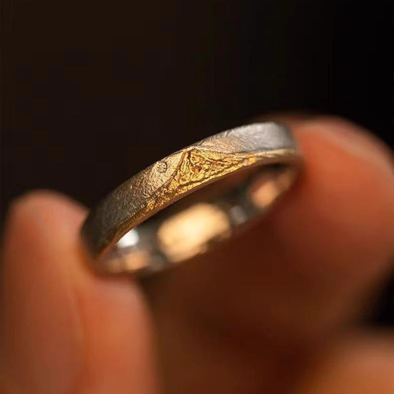 Himalayan Sunrise Ring – Silver Ring Inspired by the Majestic Mount Everest