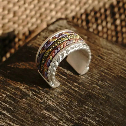 Iron Tapestry® Braided Sterling Silver Ring