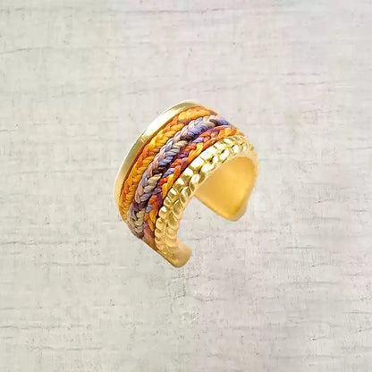 Iron Tapestry® Braided Sterling Silver Ring