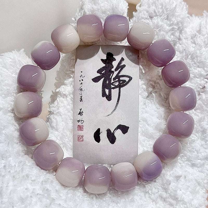 Natural Bodhi Root Bead Bracelet – Harmony & Spiritual Awakening