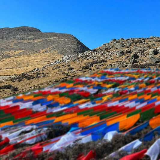 Tibetan Sacred Lake Prayer Flag Ritual – Blessings and Energy from the Holy Land