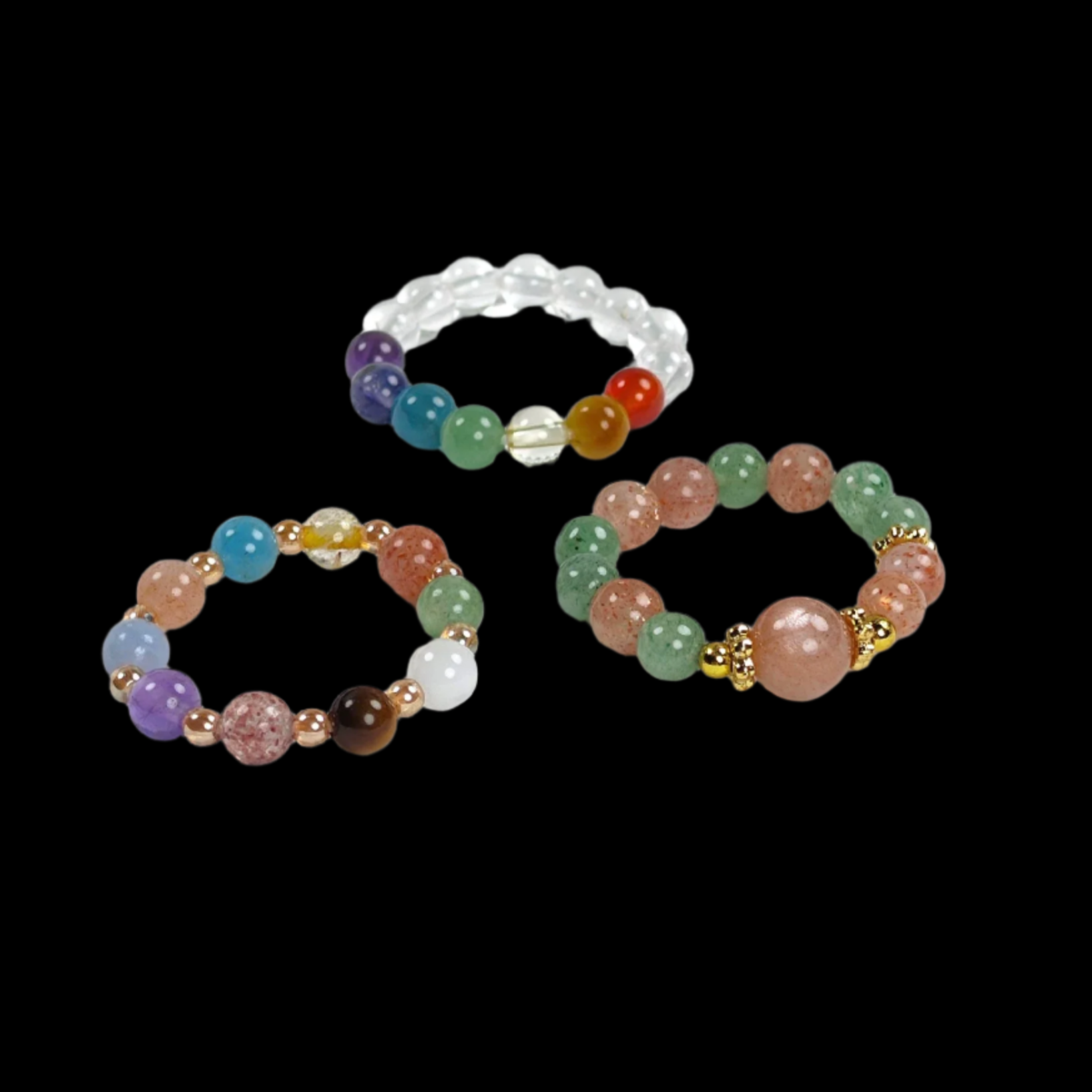 Handmade Tibetan Chakra Healing Bracelet – Seven Gemstones Energy