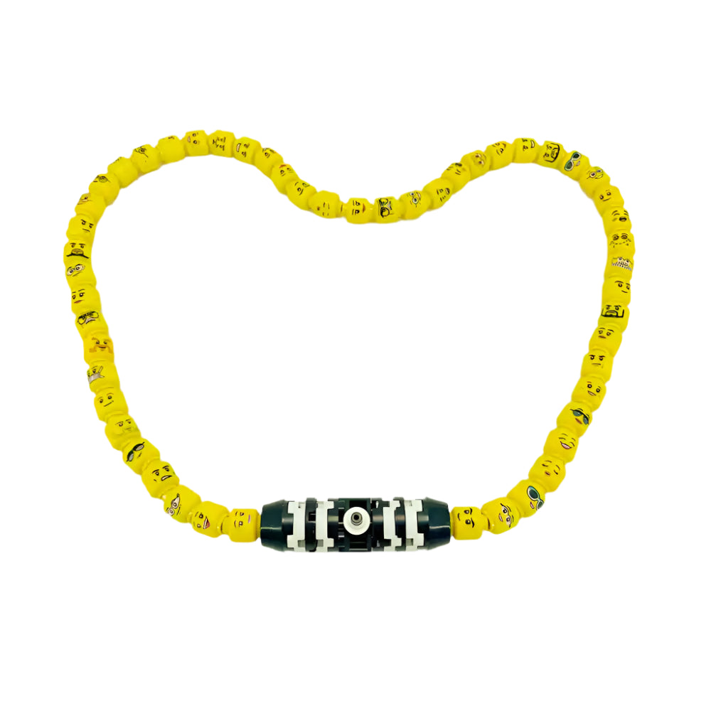 Blocks of Blessings® 56-Head Emoji Bracelet with Plastic Building Blocks