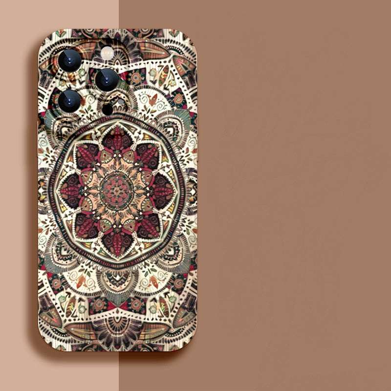 Apple 16 Thangka-Inspired Phone Case – Tibetan Art & Spiritual Protection