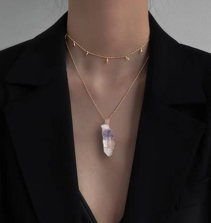 Zen Aura Essence Amethyst Pendant