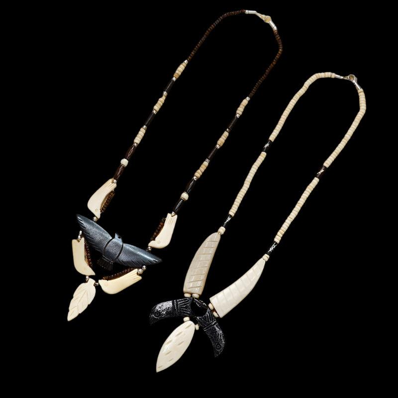 Handcrafted Yak Bone Short Necklace