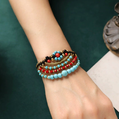 Tibetan Handwoven Blessing Bracelet – A Symbol of Protection & Harmony