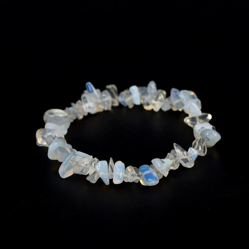 Rose Quartz & Carnelian Chakra Crystal Bracelet for Healing