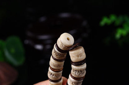 Tibetan Yak Bone Buddhist Bracelet