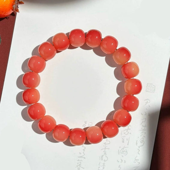 Natural Bodhi Root Bead Bracelet – Harmony & Spiritual Awakening