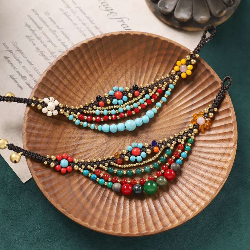 Tibetan Handwoven Blessing Bracelet – A Symbol of Protection & Harmony