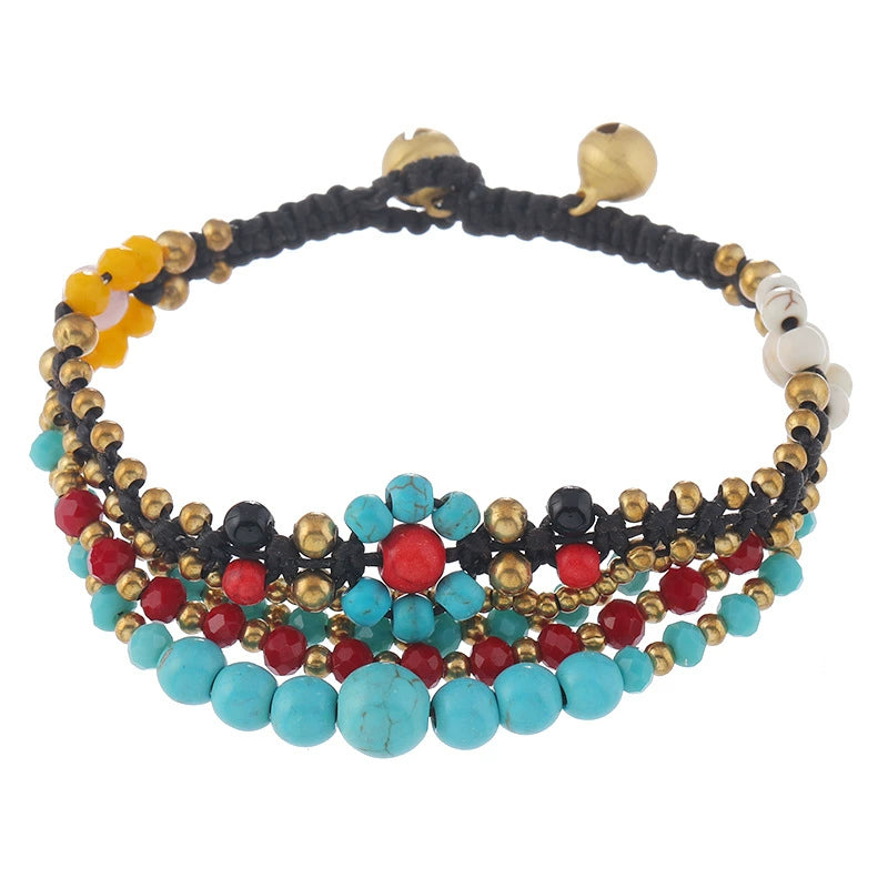 Tibetan Handwoven Blessing Bracelet – A Symbol of Protection & Harmony
